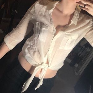 White button up